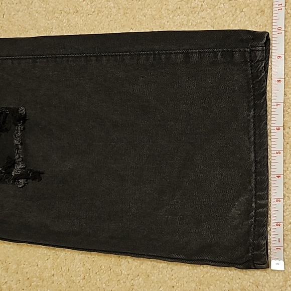 NWT Distressed Wide-leg Jeans L - Picture 8 of 8